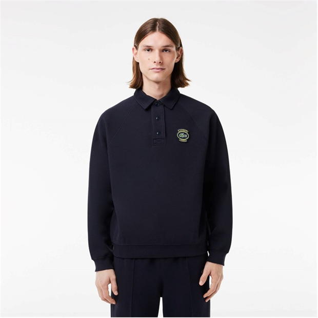 Lacoste polo clearance sweatshirt