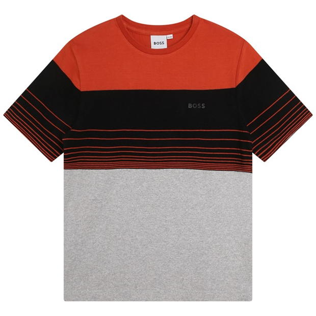 red and black striped shirt boys