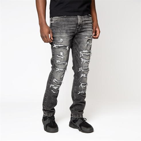 Mens designer shop tapered jeans